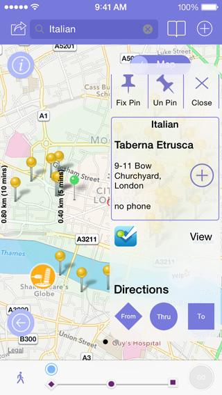 App screen one